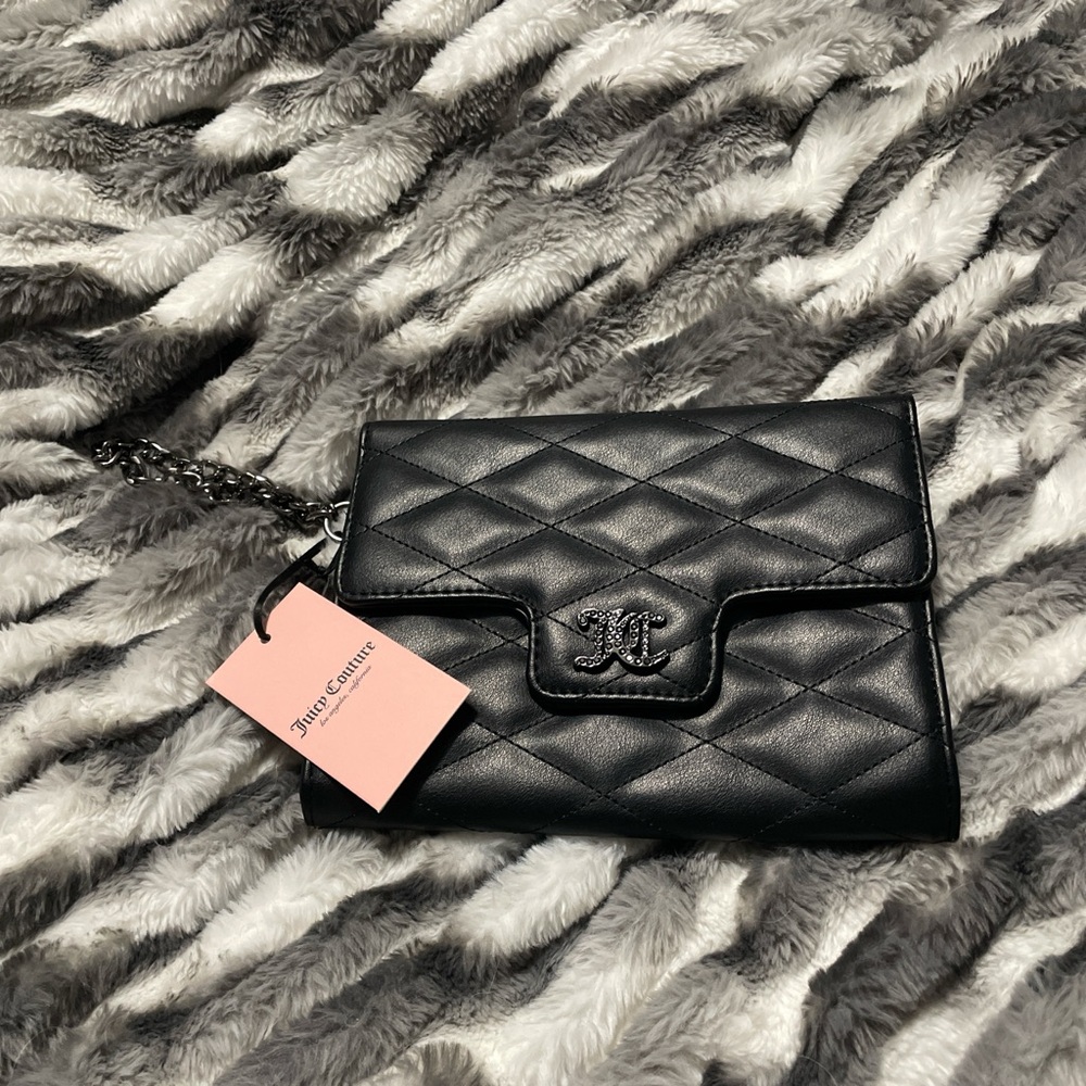 Juicy Couture Black Quilted Women's Bag